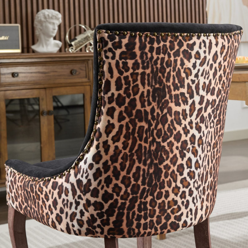 Leopard dining chairs discount